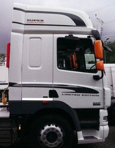 Set stickere DAF SuperSpace Cab Limited Edition