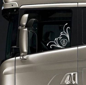 Set stickere geamuri laterale Scania 1