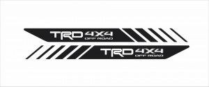 Set Stickere Laterale Spate Toyota Hilux TRD 4x4 - Img 2