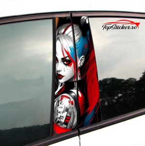 Set Stickere Stalpi Usi Harley Quinn