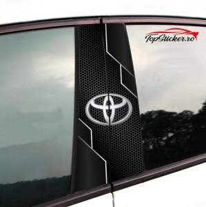 Set Stickere Stalpi Usi Toyota