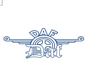Sticker Auto DAF albastru