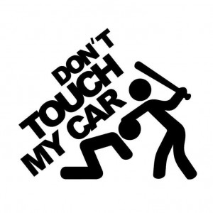 Sticker Auto Don't touch my car