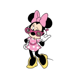 Sticker Auto Minnie Mouse