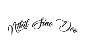 Sticker Auto Nihil Sine Deo