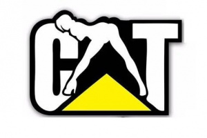 Sticker Autocolant Sigla CAT Caterpillar Fata