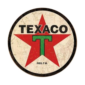 Sticker Color Old School Texaco