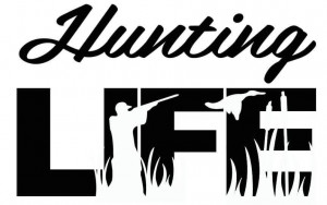 Sticker Hunting Life - 50 cm