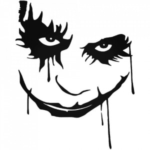 Sticker Joker (model 1) - 50 cm