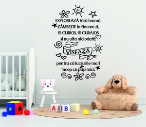 Sticker perete cameră copil – Visează