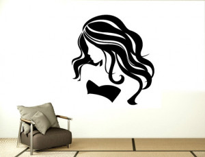 Sticker Perete Hair Styling
