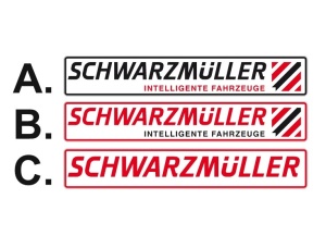 Sticker Schwarzmuller cu Fundal