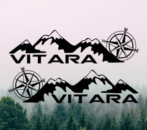 Stickere Auto Off Road SuzukiVitara (set 2 buc)