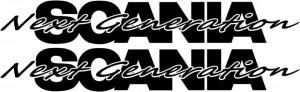 Stickere Auto Scania Next Generation (set 2 buc)