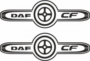 Stickere Daf CF (set 2 buc)