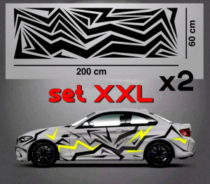 Pachet Stickere camuflaj break lines G7