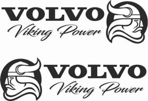 Set 2 buc Stickere Autocolante Volvo Viking Power Fh12 Fh13 Fh16 Fh4 120 cm (model1)