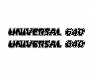 Set 2 buc Stickere capota Universal 640