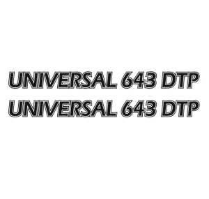 Set 2 buc Stickere capota Universal UTB 643 DTP