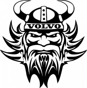 Set 2 buc Stickere Volvo Laterale Viking 45 cm - Img 2