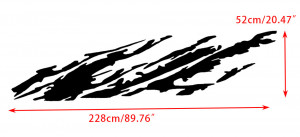 Set 2 Stickere Laterale Universale Mud Design - Img 2