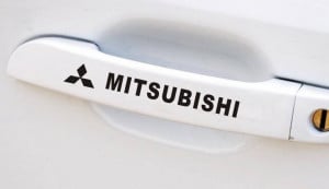 Set 4 buc Stickere Manere Mitsubishi