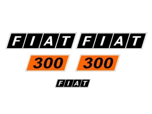Set Stickere Autocolante Fiat 300