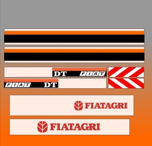 Set Stickere Autocolante FiatAgri