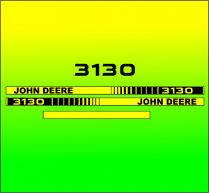 Set Stickere Autocolante John Deere 3130