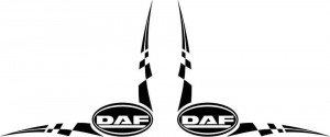 Set stickere geamuri laterale DAF 1