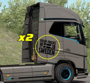 Set Stickere Volvo Sweden 1928