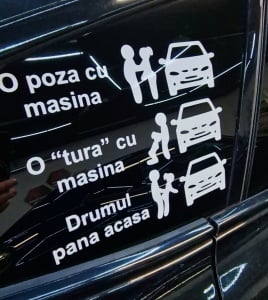 Sticker Auto Funny Lista de preturi