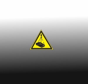 Sticker Avertizare Greutate Macara