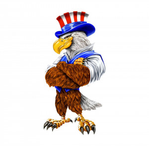 Sticker Color American Eagle