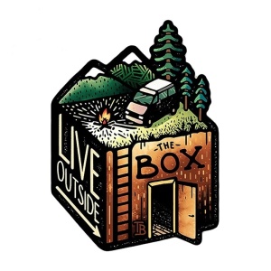 Sticker Color Live outside the Box