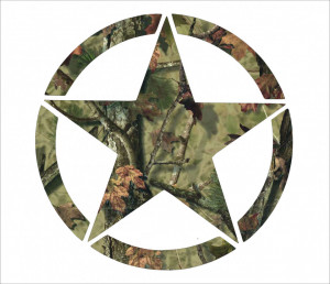 Sticker Color Stea US Army Camuflaj