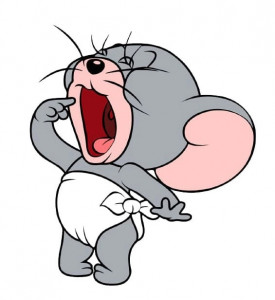 Sticker Color Tom & Jerry Tuffy