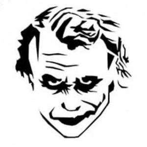 Sticker Joker (model 2) - 50 cm