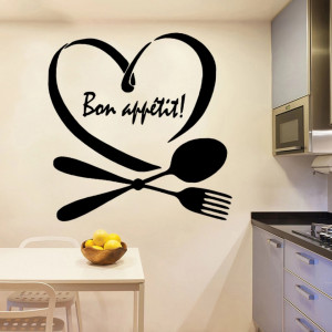 Sticker Perete Bucatarie Bon Apetit M2