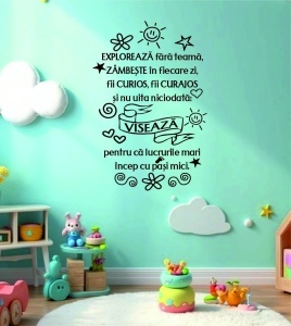 Sticker perete copil – Visează