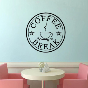 Sticker Perete Coffee Break