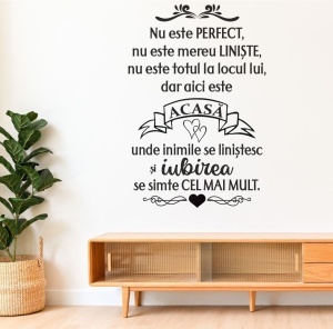 Sticker perete Familie – Acasă
