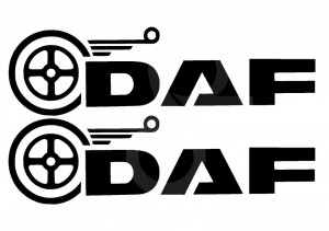 Stickere Daf (set 2 buc)