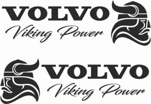 Set 2 buc Stickere Autocolante Volvo Viking Power Fh12 Fh13 Fh16 Fh4 120 cm (model2)