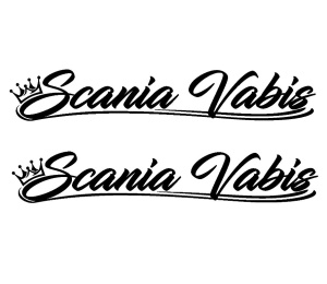 Set Stickere Auto Scania Vabis (2 buc)
