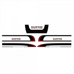 Set stickere Autocolante DAF XF Superspace Cab - Img 2