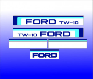 Set Stickere Autocolante Ford Tw 10