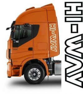 Set Stickere Autocolante Iveco Hi-Way 2 buc
