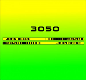 Set Stickere Autocolante John Deere 3050
