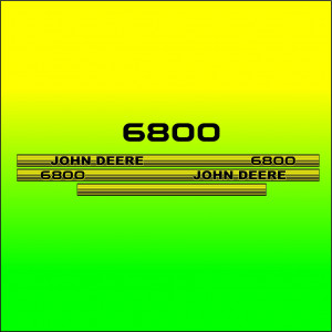 Set Stickere Autocolante John Deere 6800